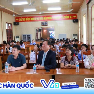 VGO cùng trường Yeungjin gặp gỡ chia sẻ với học sinh THPT Kiến Thụy