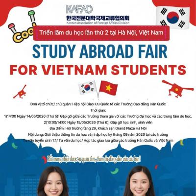 HỘI THẢO DU HỌC HÀN QUỐC LẦN THỨ 2 TẠI HÀ NỘI